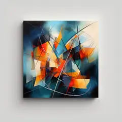 GENERICO - Pinturas Decorativas Abstractas Para El Hogar 50x50 Cm