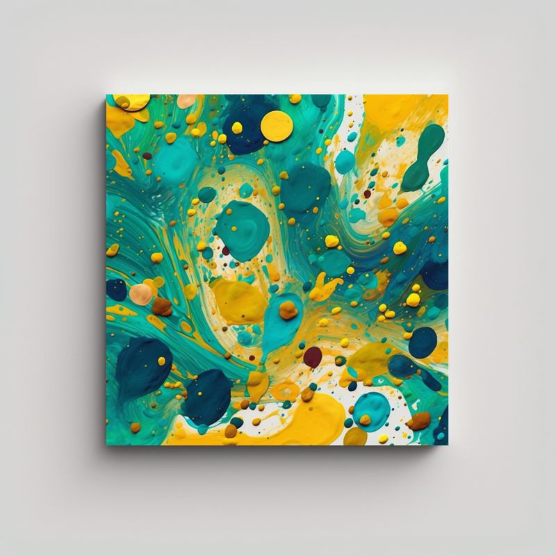 GENERICO - Pinturas Decorativas Pantalla Completa Con 50x50 Cm