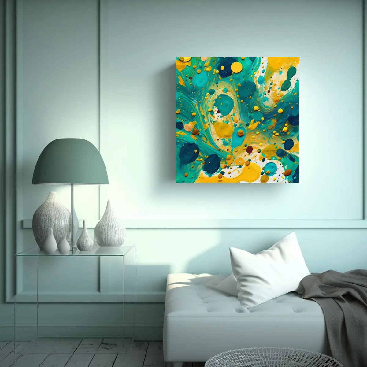 GENERICO - Pinturas Decorativas Pantalla Completa Con 50x50 Cm