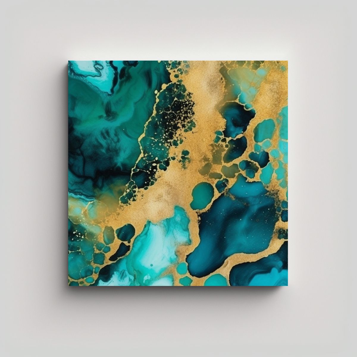 GENERICO - Pintura Decorativa En Tonos Textura Iridiscente 50x50 Cm