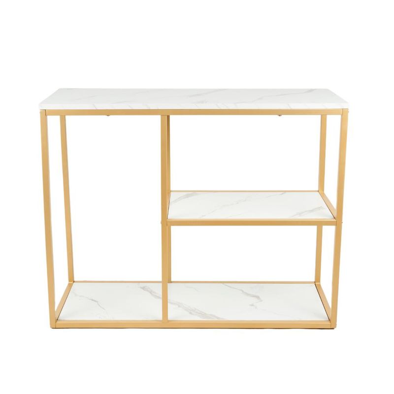 KLIK - Arrimo white stone MDF marmol blanco con separadores KLIK.
