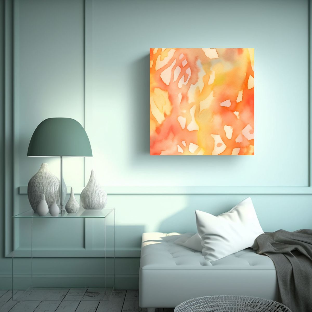 GENERICO - Cuadro Tonos Vitalidad Arte En Decoración 70x70 Cm