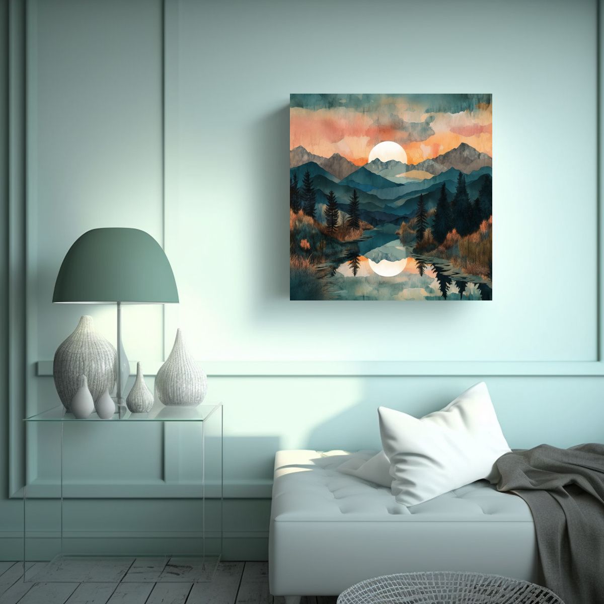 GENERICO - Pintura Única De Composición Fotográfica HERO 90x90 Cm