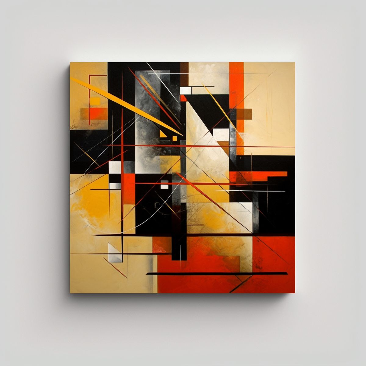 GENERICO - Cuadro Abstracto Que Representa El Concepto De 60x60 Cm