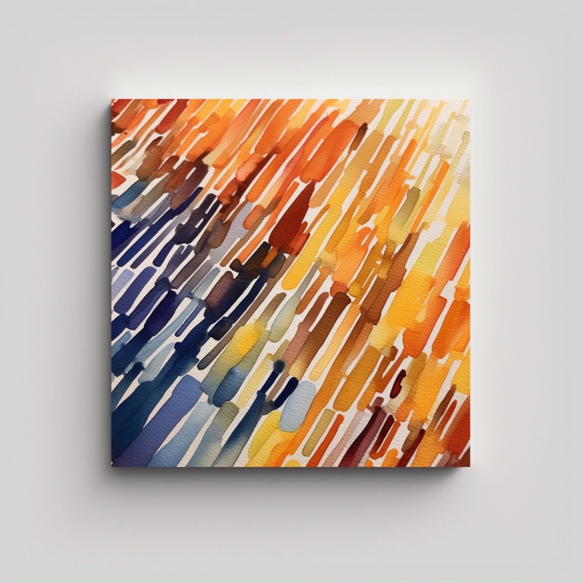 GENERICO - Pintura Acuarela Impresionista Decorativa De 50x50 Cm