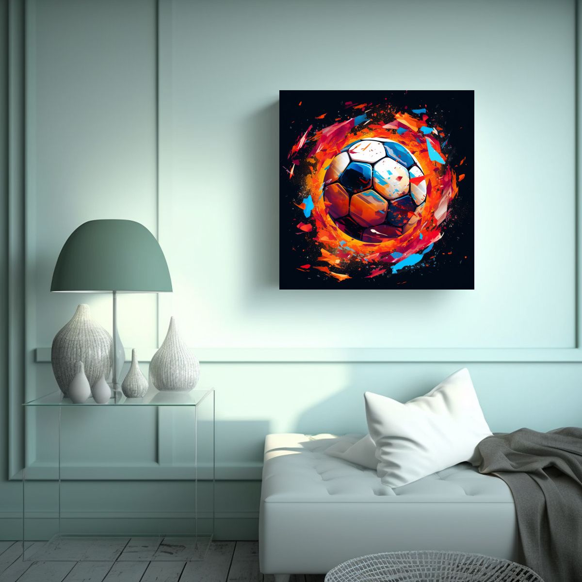 GENERICO - Cuadro De Pared Movimiento Living Cuadro De 90x90 Cm