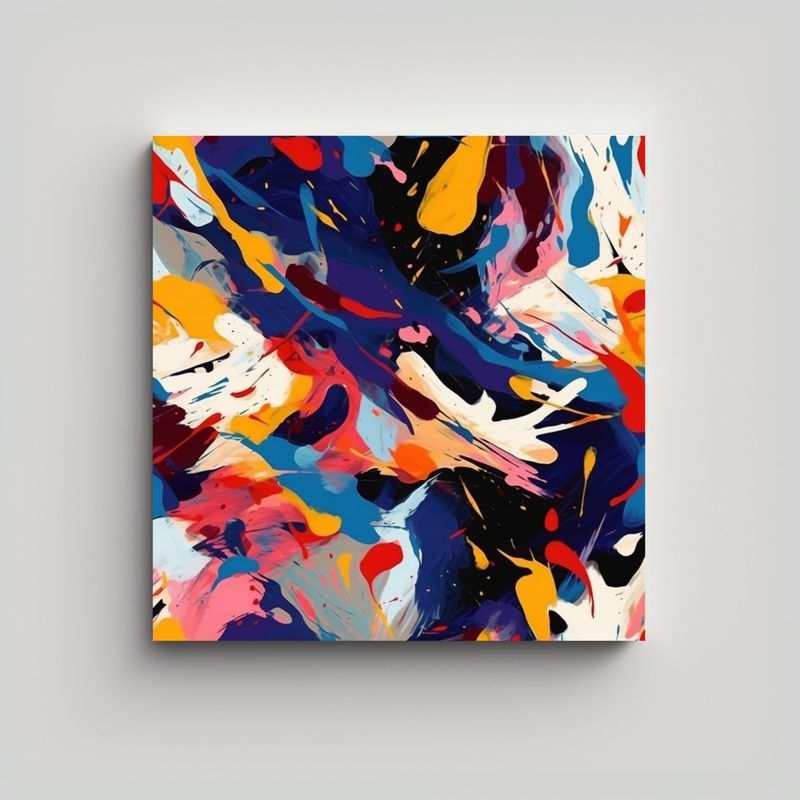 GENERICO - Cuadro Concepto Naturaleza Viva: Galaxia En 80x80 Cm