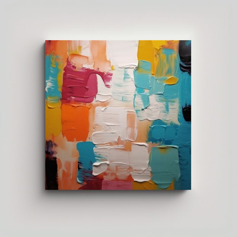 GENERICO - Impacto Visual En La Decoración Con Pinturas 60x60 Cm