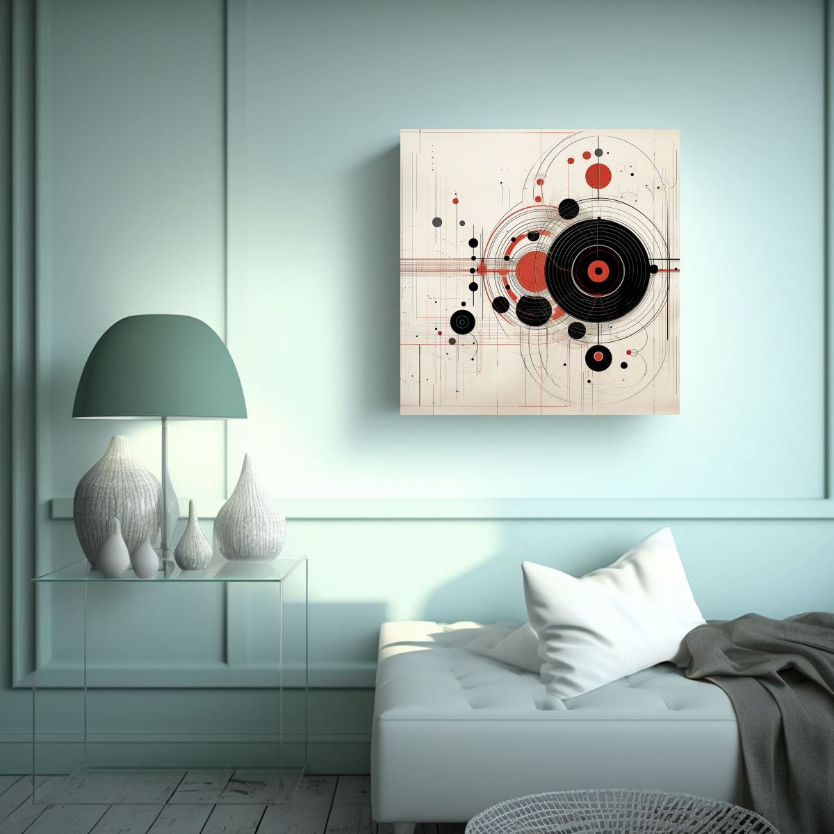 GENERICO - Diseño Multicolor Para Pinturas De Decoración 50x50 Cm