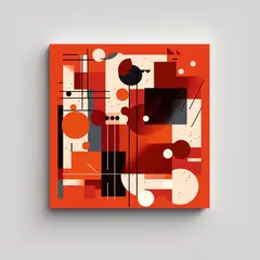 GENERICO - Cuadro Decorativo De Escena Conceptual En Bastidor 60x60 Cm