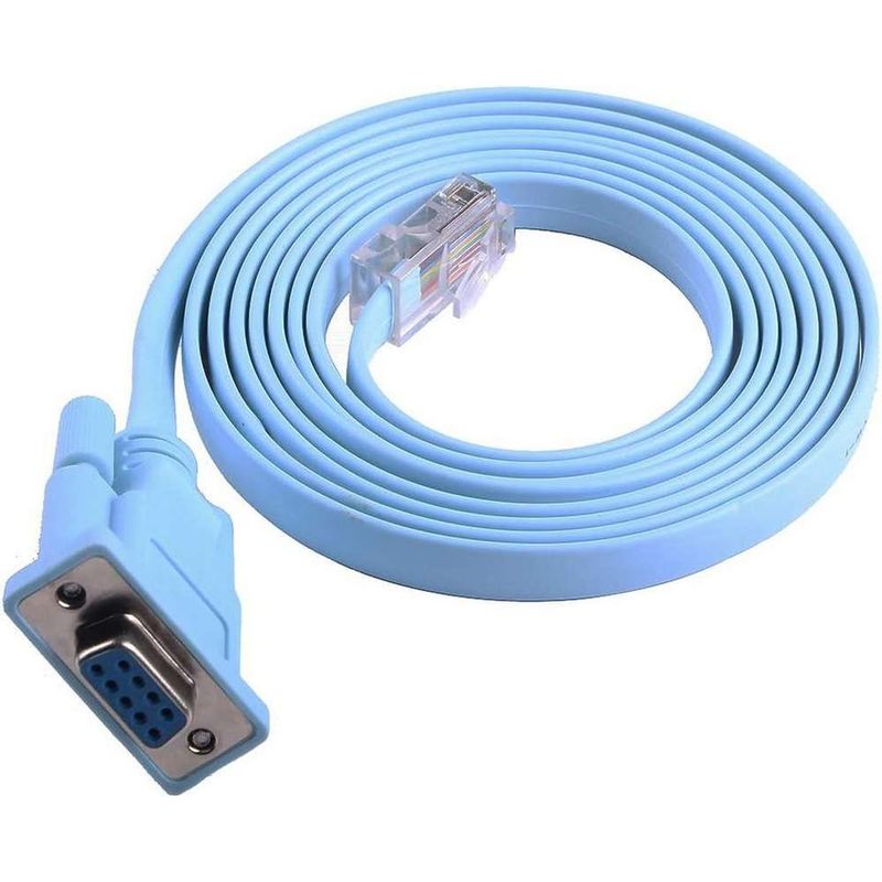 GEN - Cable Consola DB9 Serial RS232 RJ45 8 Pin Para Cisco Hp etc