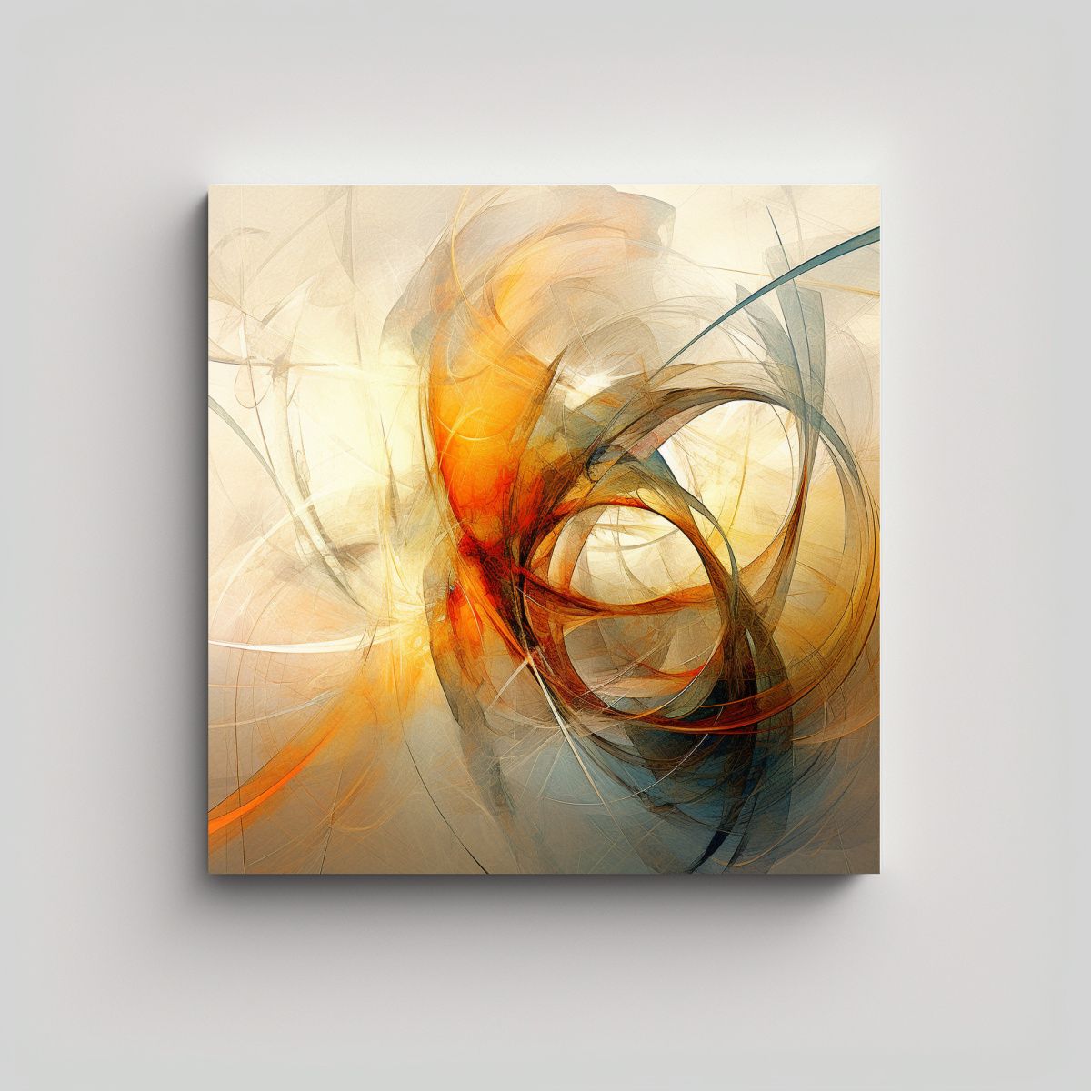 GENERICO - Armonía Natural: Equilibrio Delicado Entre Orden 60x60 Cm.