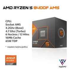 HYPERPC - PC Workstation Foto Pro AMD Ryzen 5 8400 128gb DDR5 2Tb RTX 4060