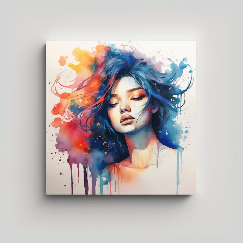 GENERICO - Pinturas Decorativas Canva Conceptual Regalo Con 70x70 Cm
