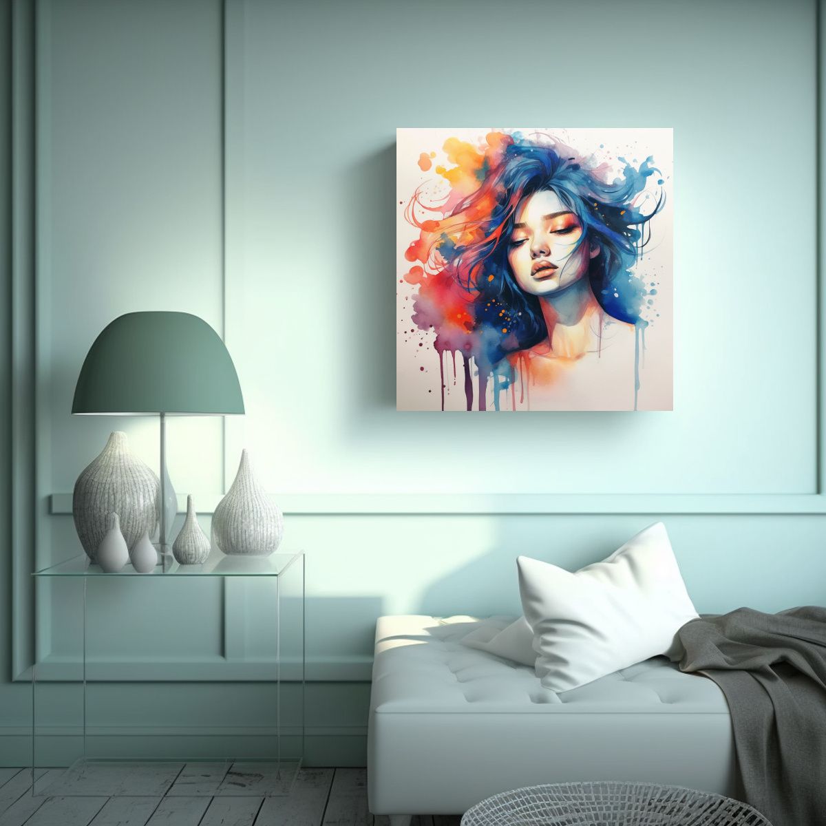 GENERICO - Pinturas Decorativas Canva Conceptual Regalo Con 70x70 Cm