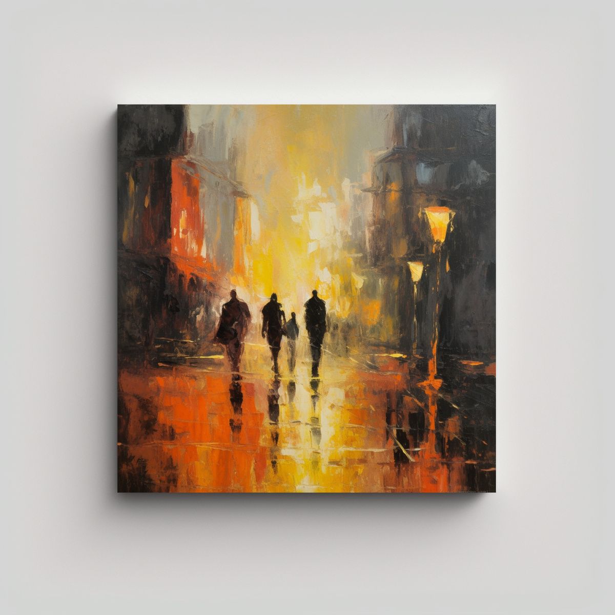 GENERICO - Cuadro Tela Sublimada Original: Colorida Belleza 70x70 Cm