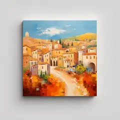 GENERICO - Combina Encanto Y Arte En Un Cautivador Cuadro De 70x70 Cm