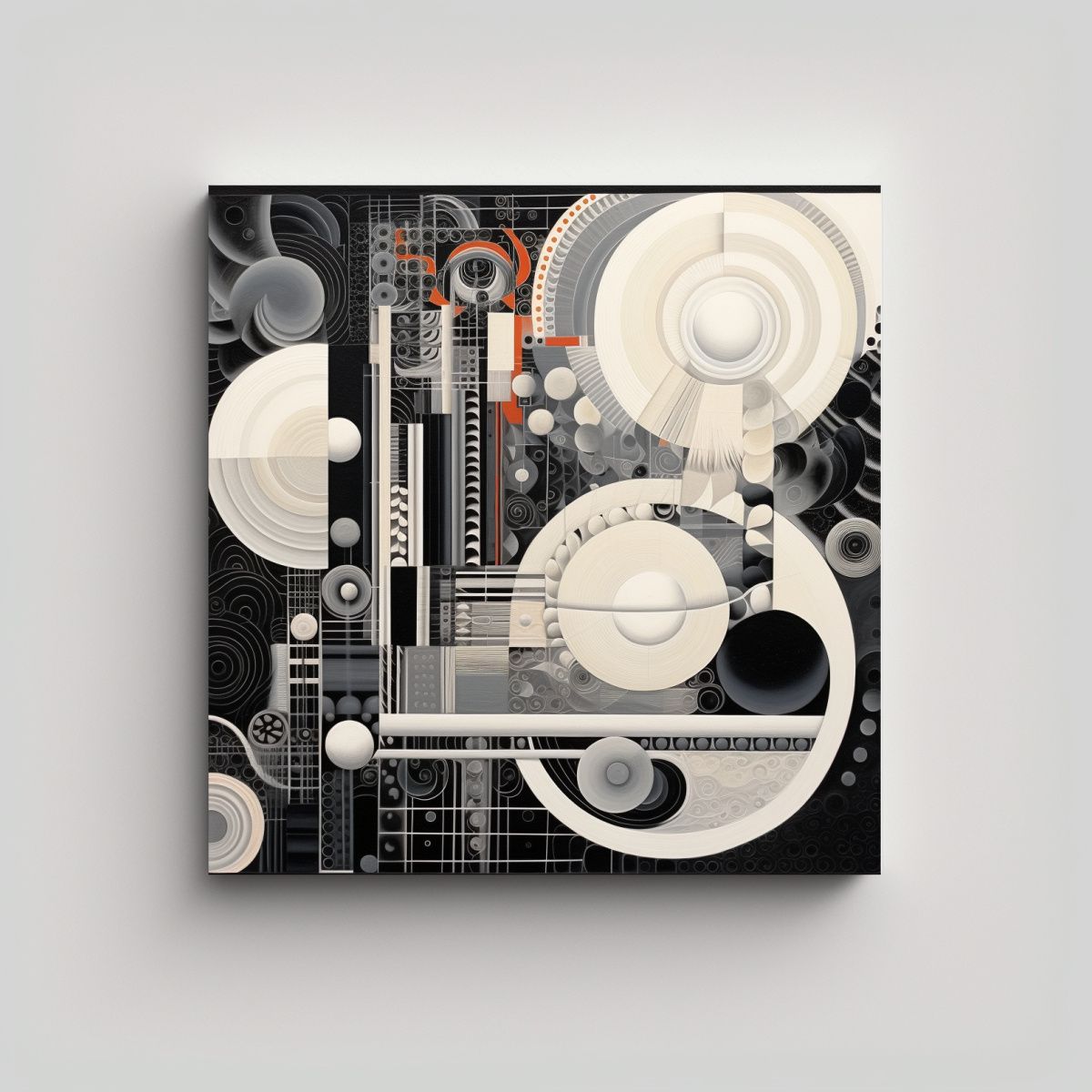 GENERICO - Pintura Geométrica Abstracta De Arte Holmer Que 80x80 Cm