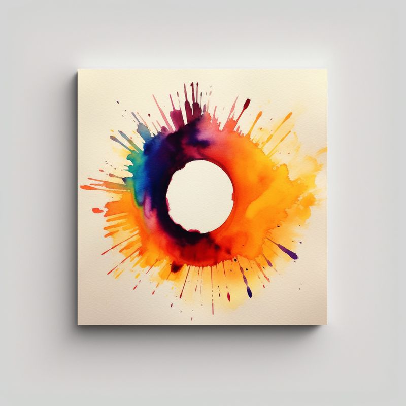 GENERICO - Pinturas Decorativas Enigmáticas Minimalistas De 90x90 Cm