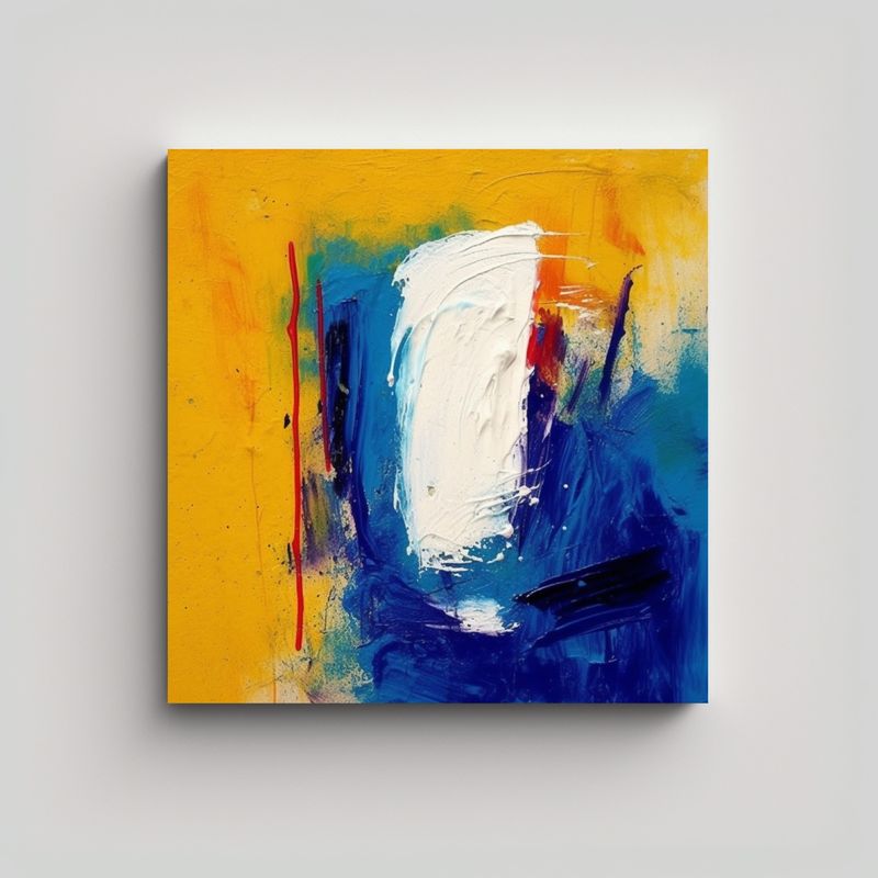GENERICO - Arte De Pared Hermoso Simetría Inspirado Por 90x90 Cm