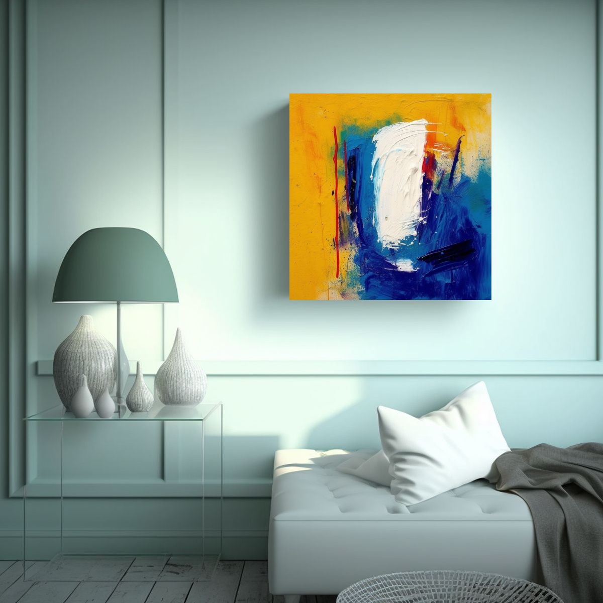 GENERICO - Arte De Pared Hermoso Simetría Inspirado Por 50x50 Cm