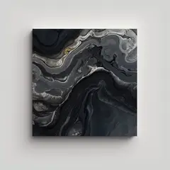 GENERICO - Pinturas Decorativas De Líneas Finas Canva 90x90 Cm
