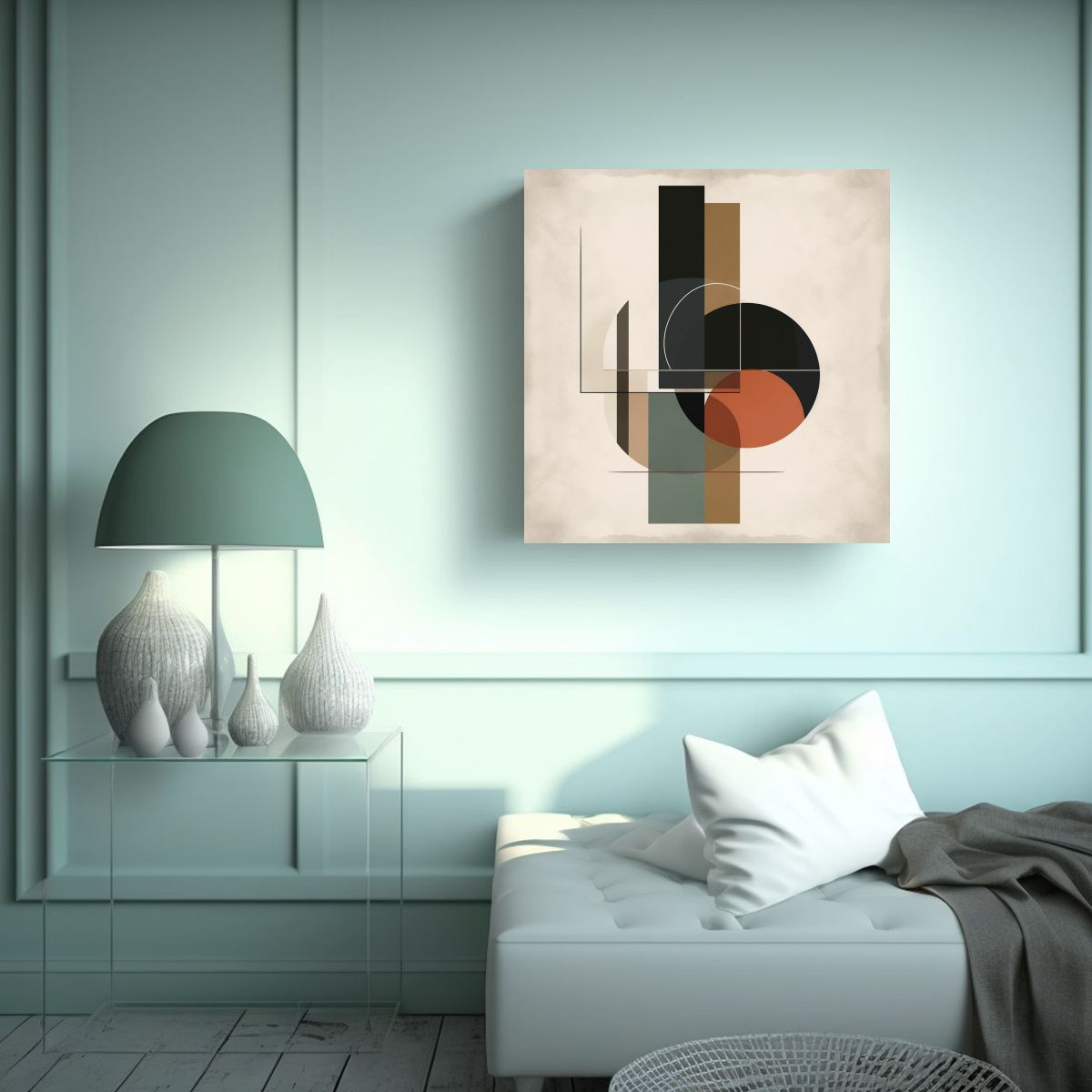 GENERICO - Obra De Arte Minimalista Vida Valli Cuadro 60x60 Cm