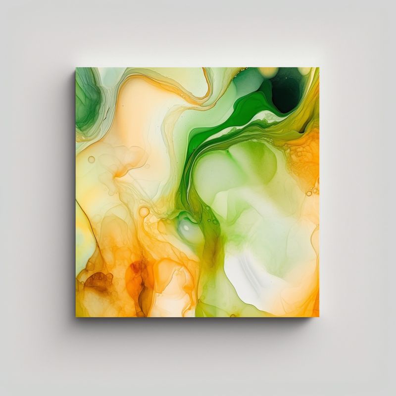 GENERICO - Pinturas De Decoración Con Composición 70x70 Cm