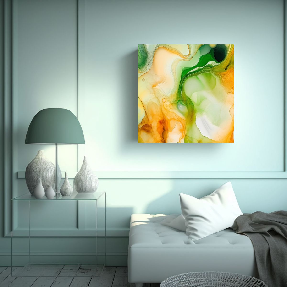 GENERICO - Pinturas De Decoración Con Composición 60x60 Cm