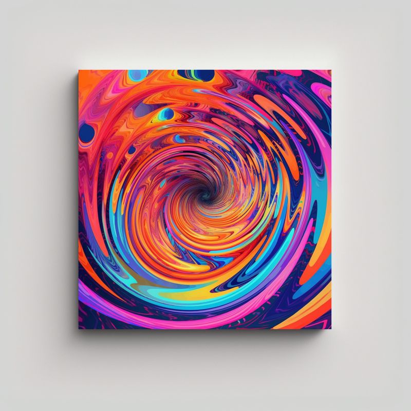 GENERICO - Pintura Decorativa Arte Pared Expresión 50x50 Cm
