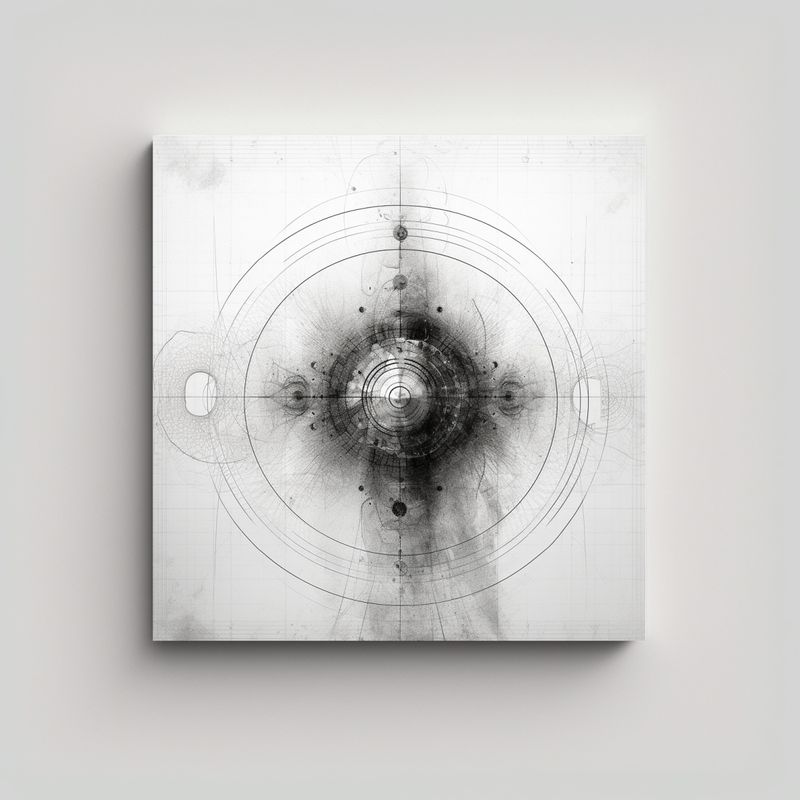 GENERICO - Lienzo De Tela Forma Living Silverlake 70x70 Cm
