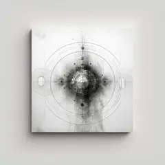 GENERICO - Lienzo De Tela Forma Living Silverlake 70x70 Cm