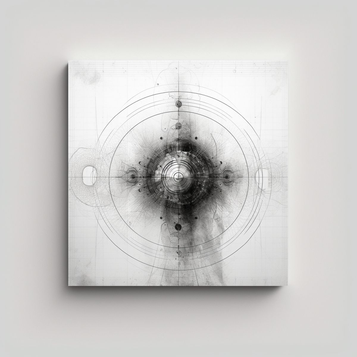 GENERICO - Lienzo De Tela Forma Living Silverlake 50x50 Cm