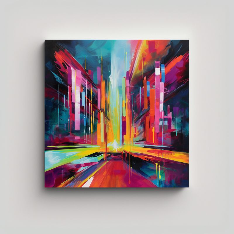 GENERICO - Cuadros De Decoración Para El Comedor Arte De 90x90 Cm