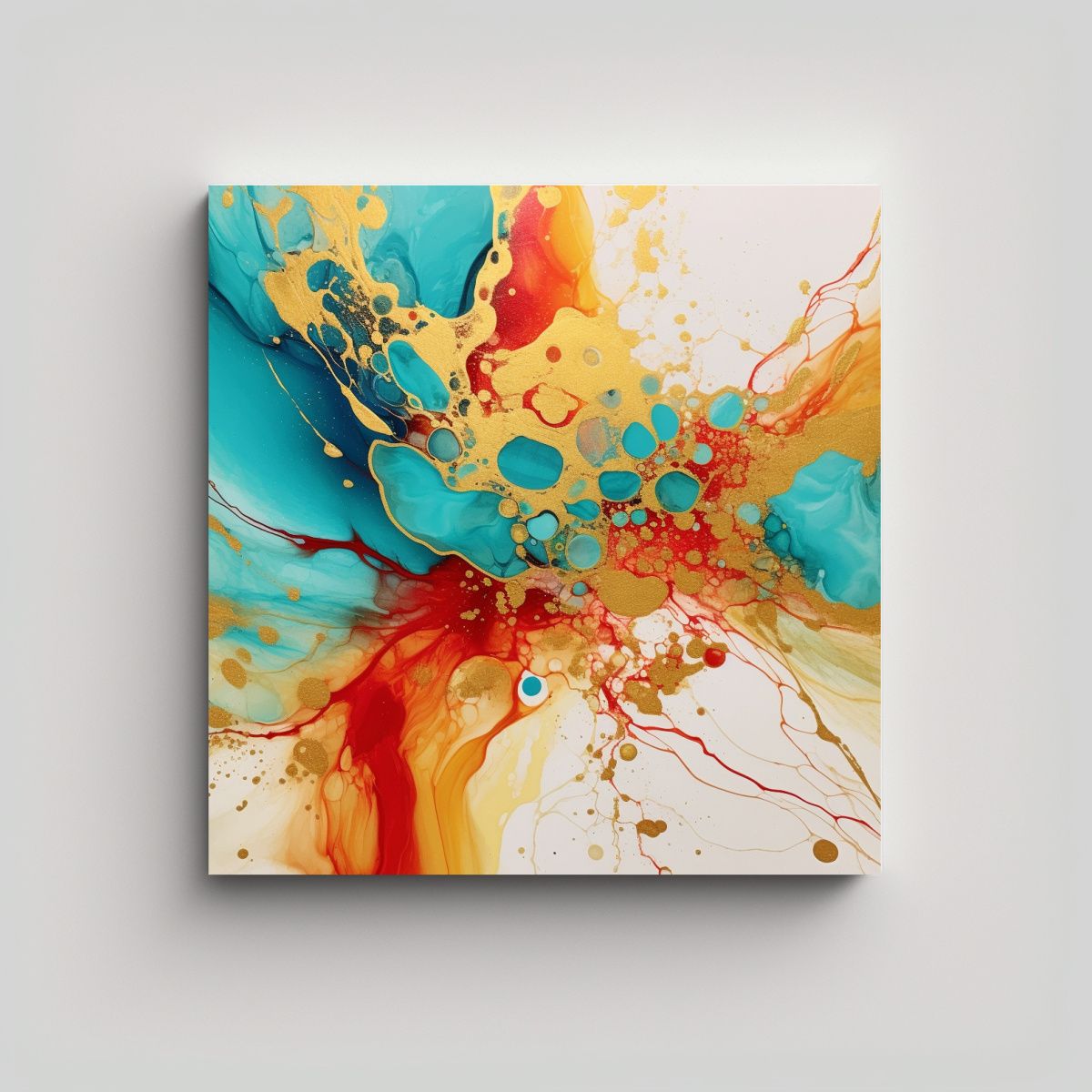 GENERICO - Lienzo De Tela Sublimada Para Decoración De 80x80 Cm