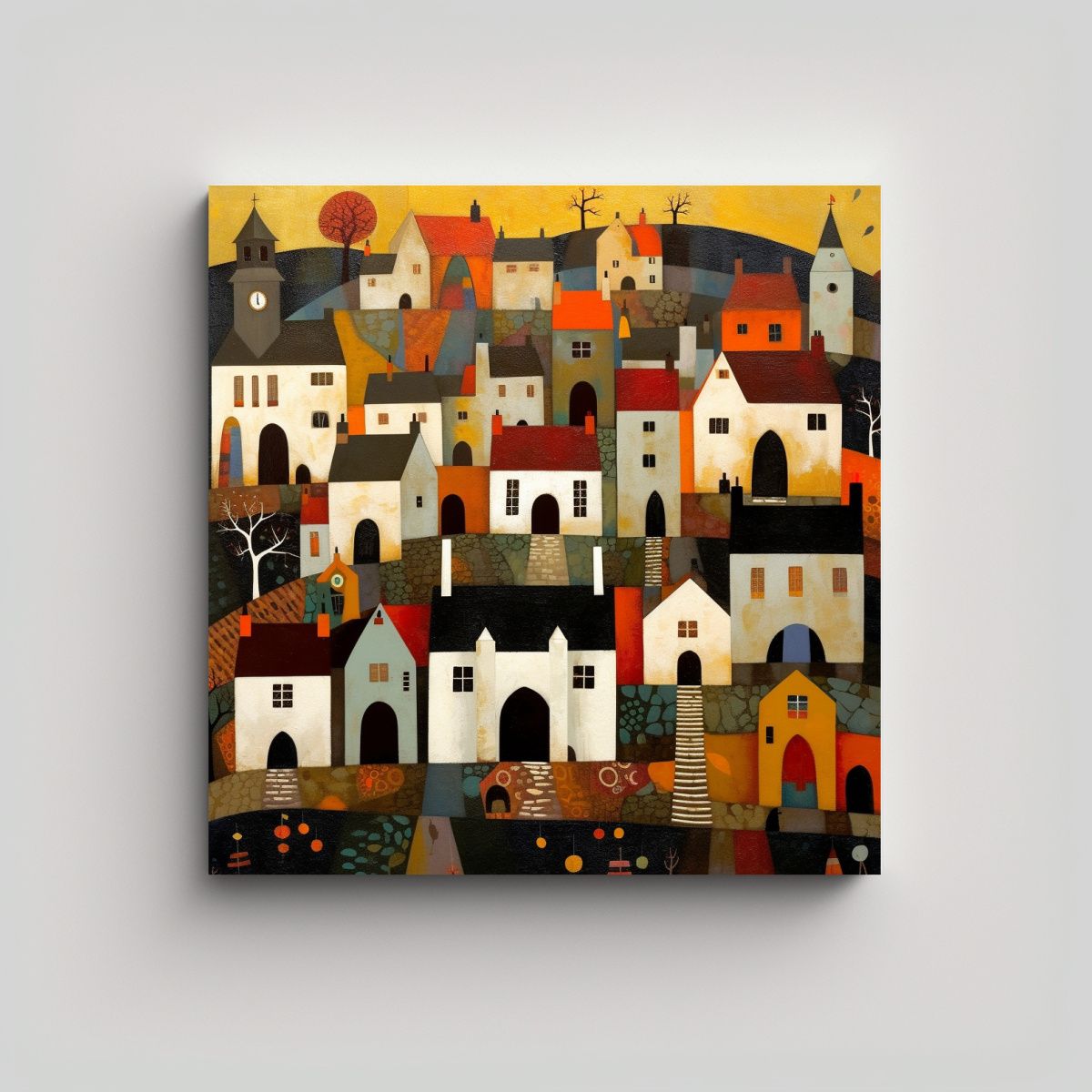 GENERICO - Pintura Decorativa Estilo George Birrell Del 50x50 Cm