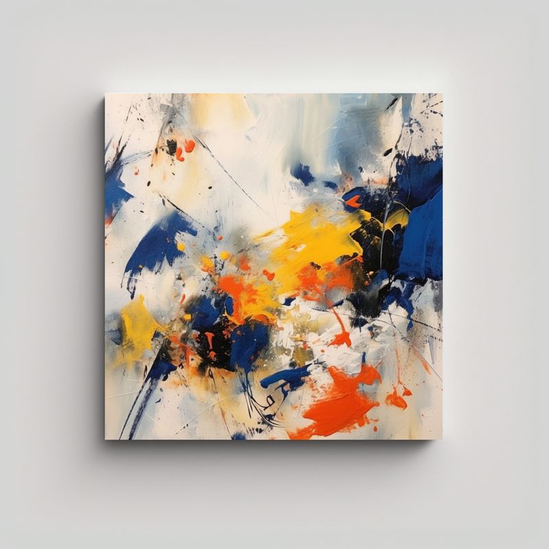 GENERICO - Pintura Abstracta Arte Inspiración Armonía 60x60 Cm