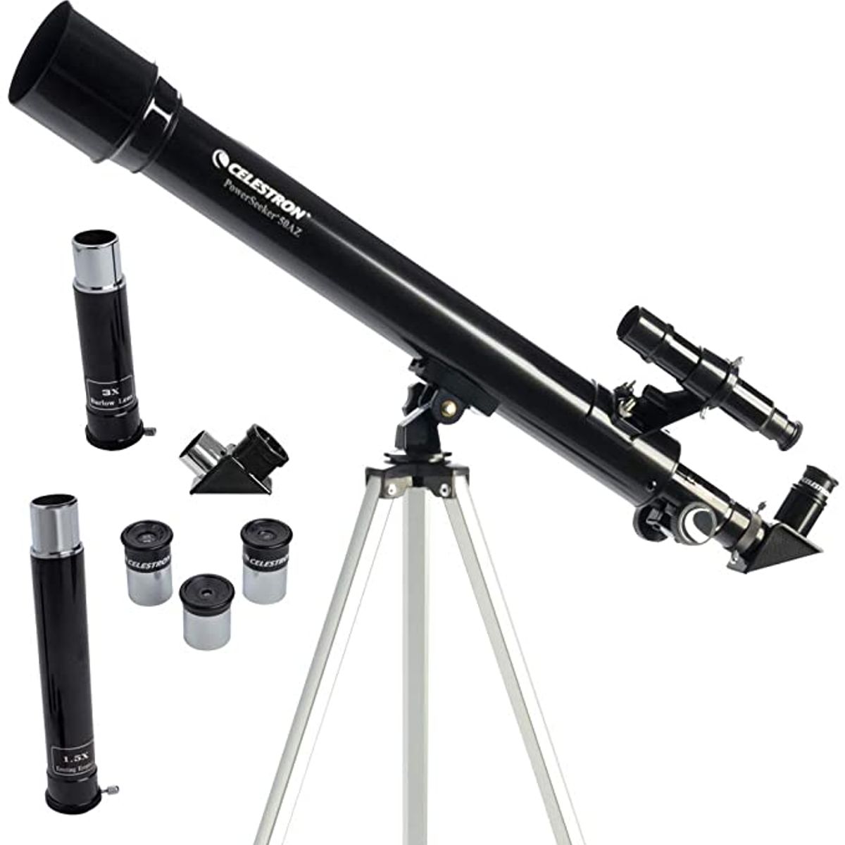 CELESTRON - Telescopio Astronómico Power Seeker 50AZ