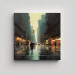 GENERICO - Pinturas De Decoración Inspiradas En La Cuadro 50x50 Cm