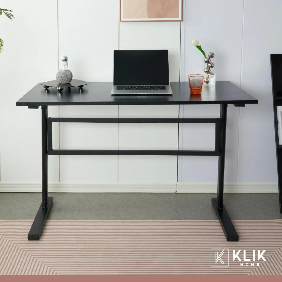 KLIK - Escritorio de trabajo con altura regulable standing desk - Negro