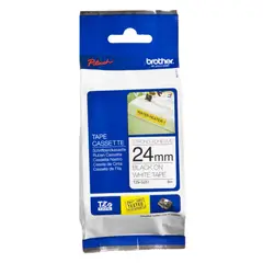 BROTHER - TZES251 Negro en Blanco 2.39 cm x 7.99 m - Negro