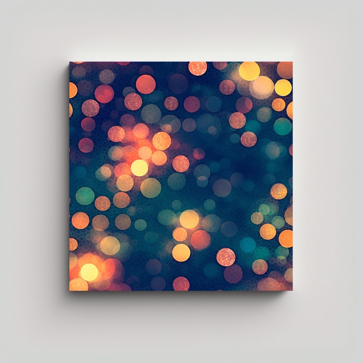 GENERICO - Pinturas De Pared Con Efecto Bokeh Estrellado, 50x50 Cm