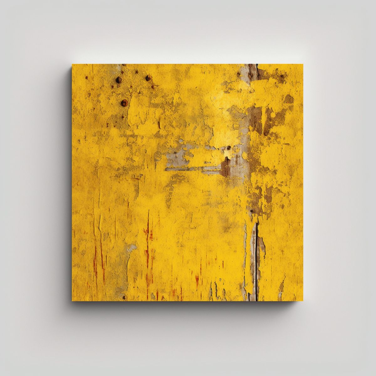 GENERICO - Pinturas Decorativas Amarillo Intenso Con Textura 50x50 Cm