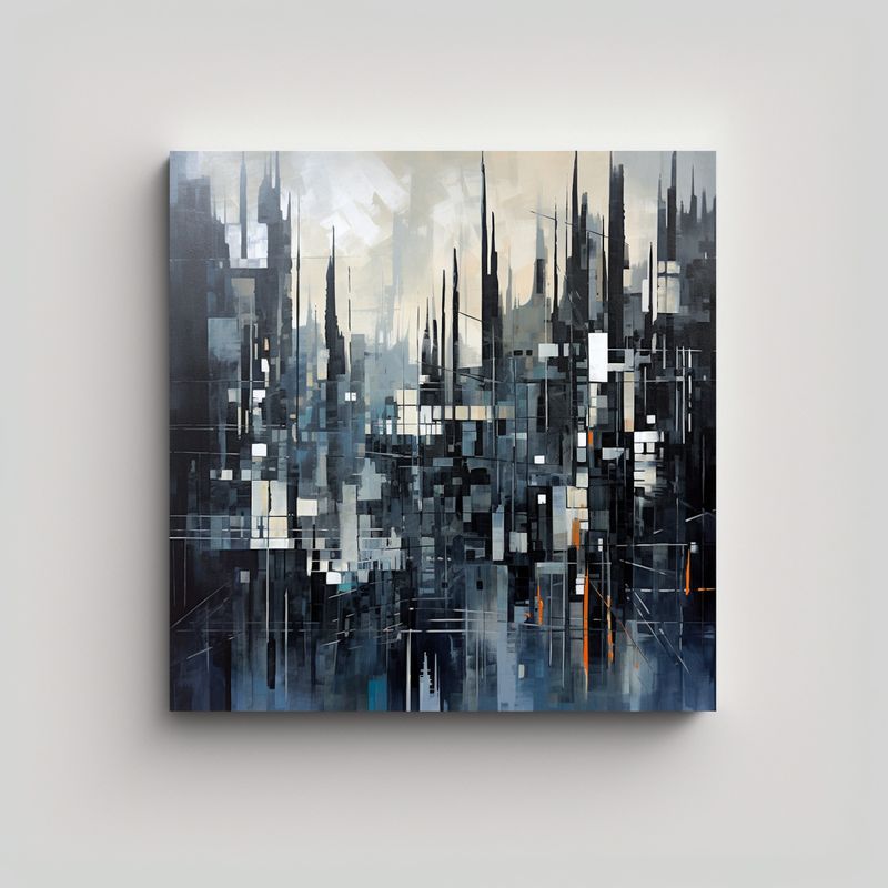 GENERICO - Pinturas Decorativas De Arte Cuadro Vitalidad: 90x90 Cm