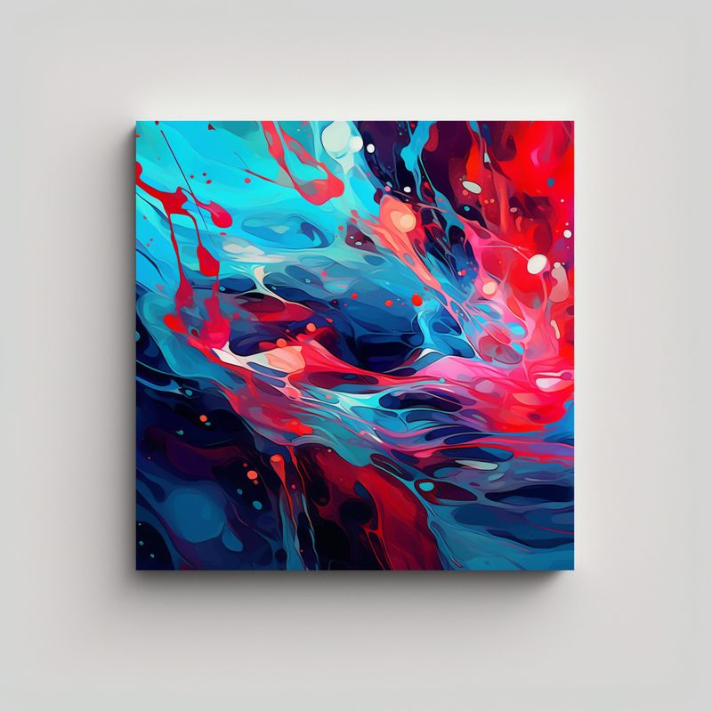 GENERICO - Lienzo De Tela Impreso Clásico Con Arte 60x60 Cm