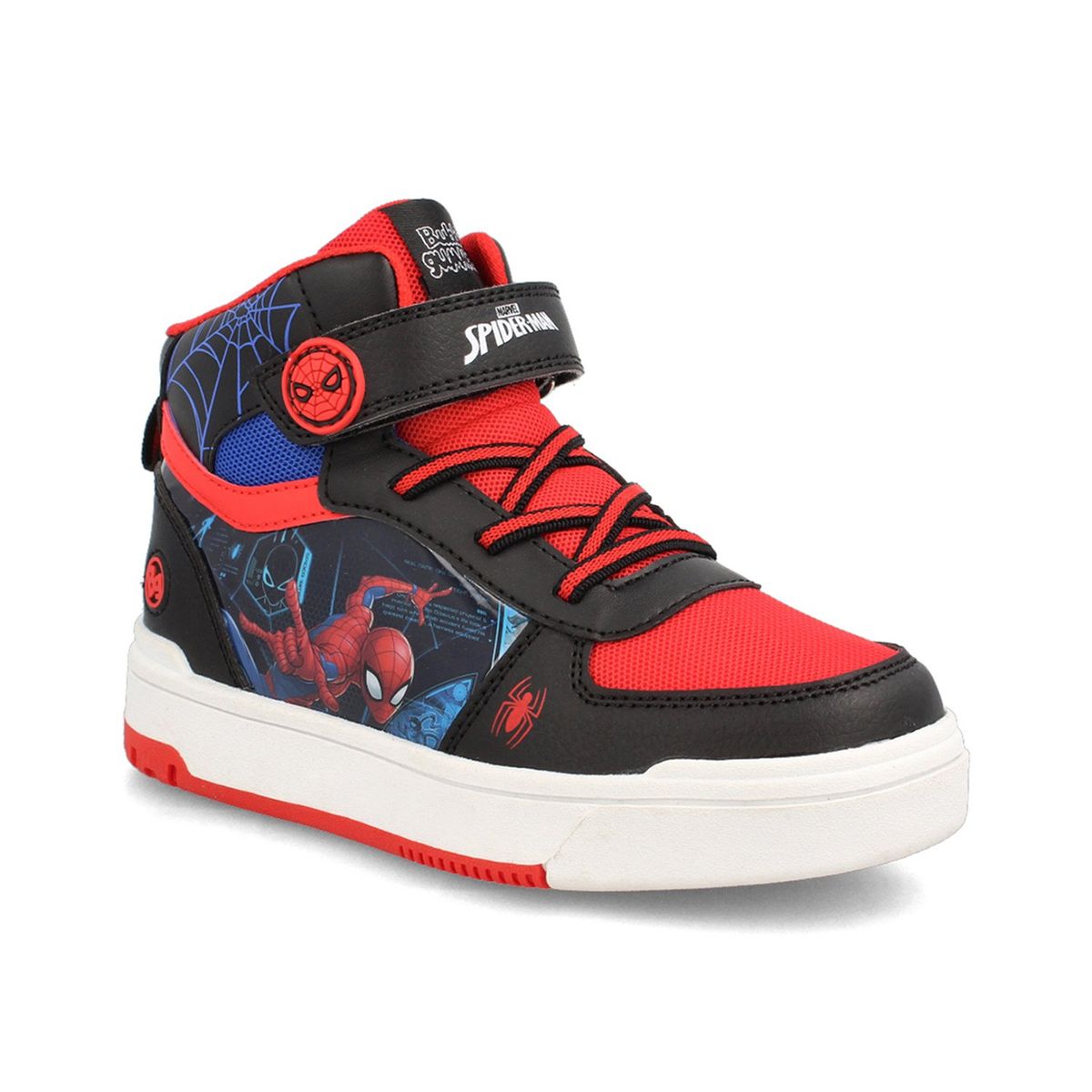 BUBBLE GUMMERS - Zapatilla Niño Bubblegummers Spiderman 6 Negro-Rojo
