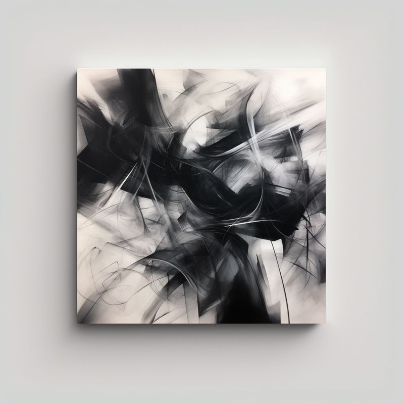 GENERICO - Cuadro Abstracto Fantástico: Composiciones 60x60 Cm