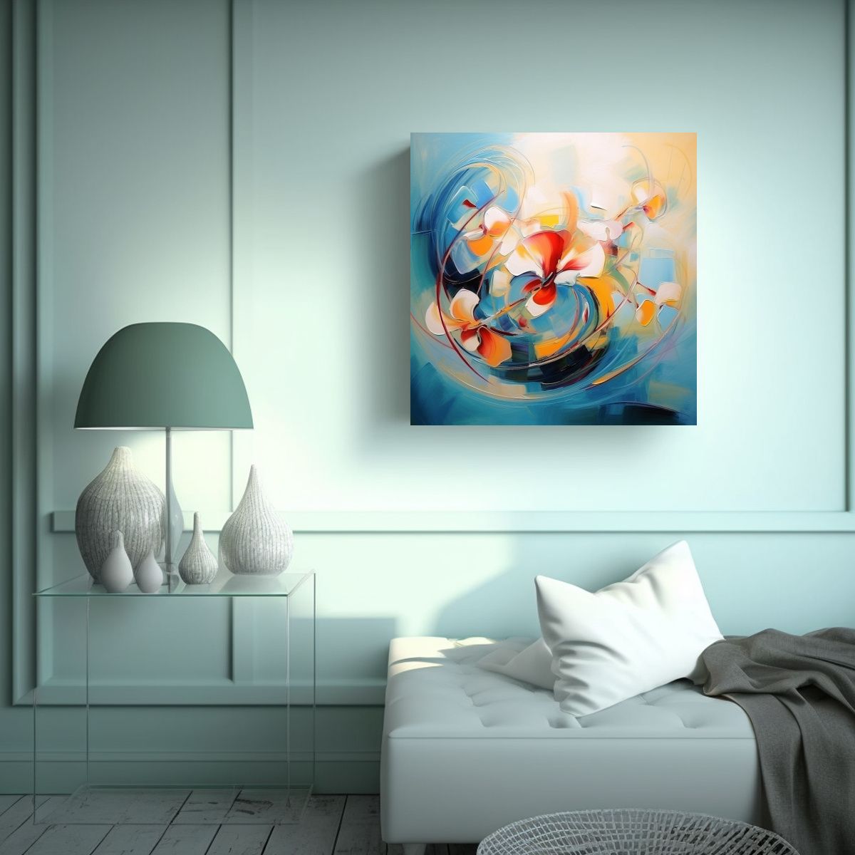 GENERICO - Pinturas Decorativas De Canva Para Un Diseño 50x50 Cm
