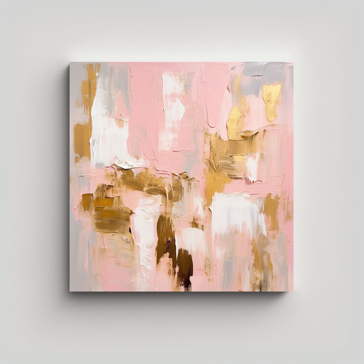 GENERICO - Pintura Decorativa En Bastidor Interior Con 80x80 Cm