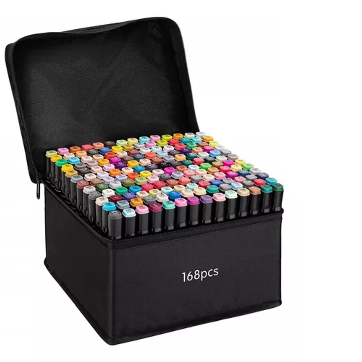 GENERICO - Set De Plumones 168 Marcadores Touch Plumones Doble Puntar